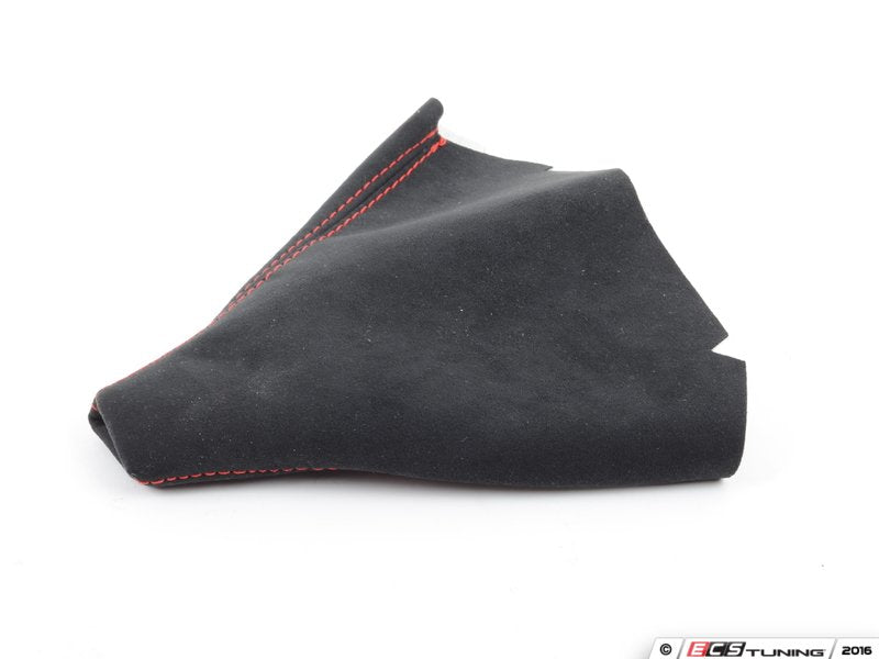 BFI Manual Alcantara Shift Boot - Red Stitching