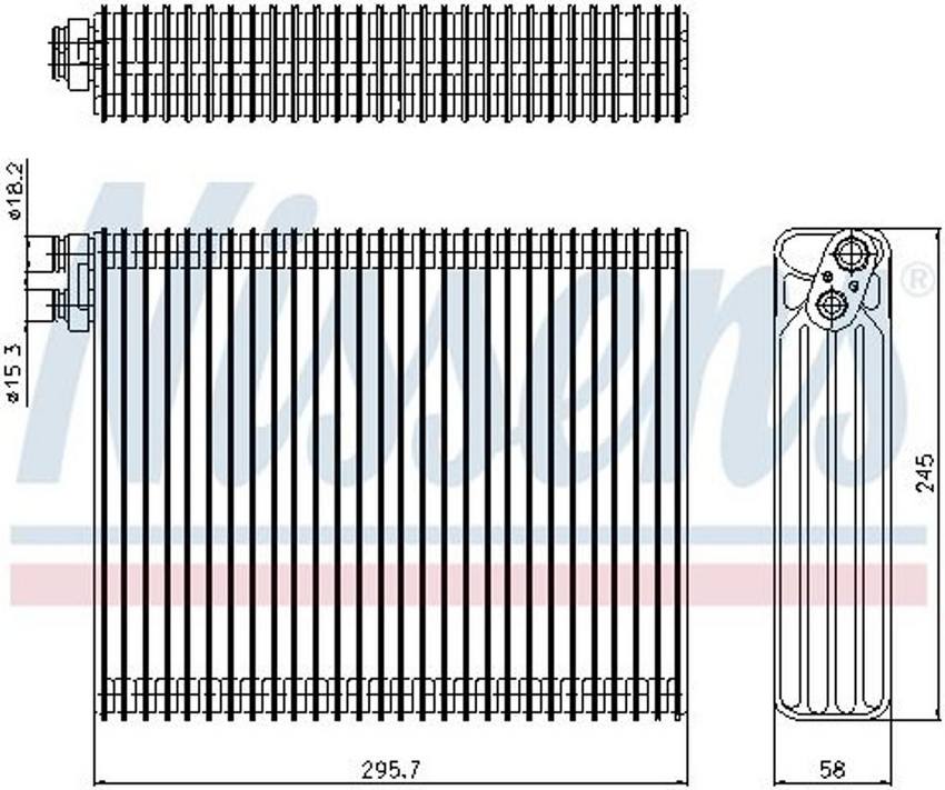 BMW A/C Evaporator Core 92299 – Nissens