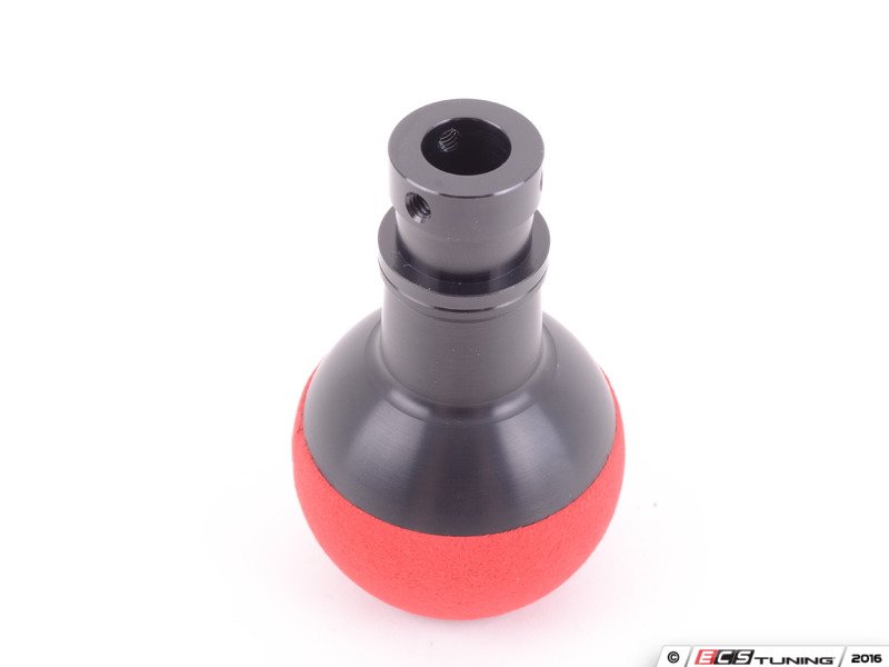 BFI Heavy Weight Shift Knob - Red Alcantara/Black Anodized