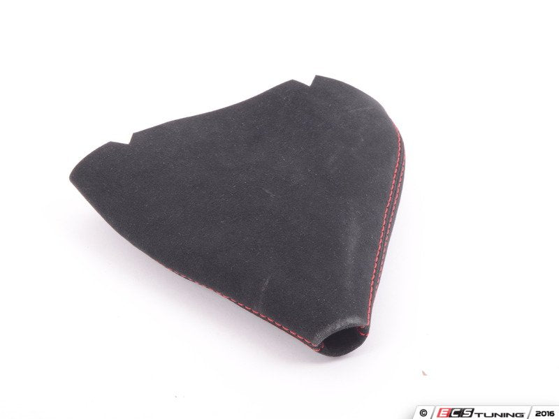 BFI Manual Alcantara Shift Boot - Red Stitching