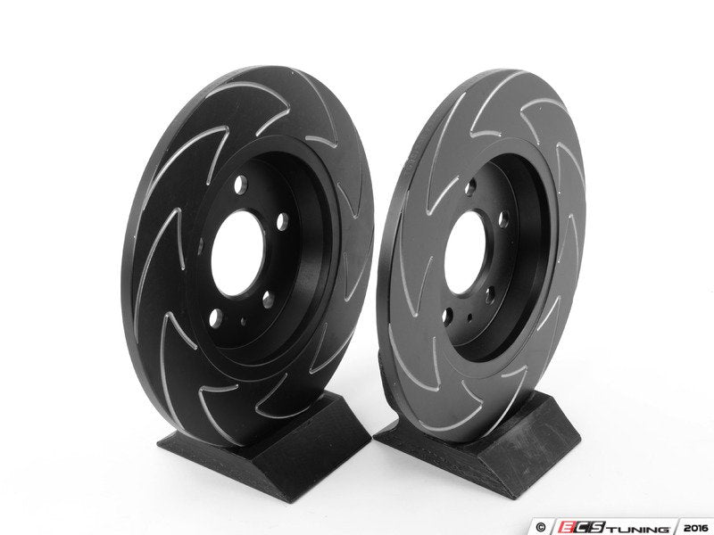 Rear Slotted (Blade) Brake Rotors - Pair (300x12)