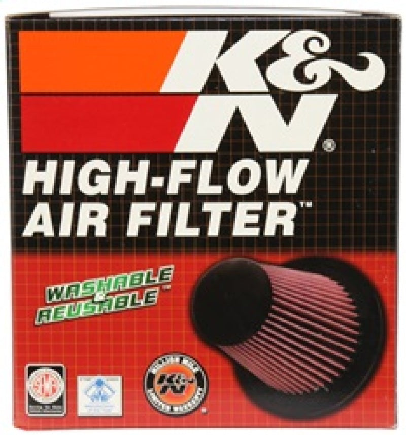 K&N Universal Air Filter - Round Straight 4in Flange ID x 7in OD x 6in Height