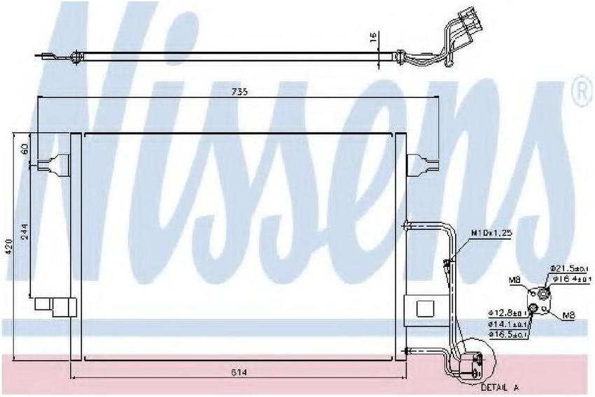 VW A/C Condenser 940306 – Nissens