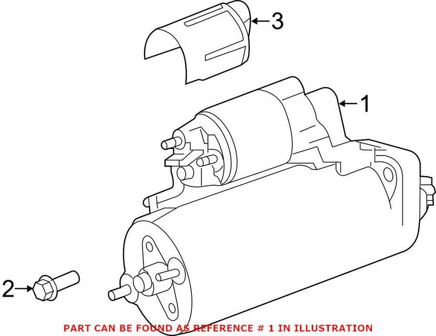 Porsche Starter Motor (Rebuilt) 948604214AX