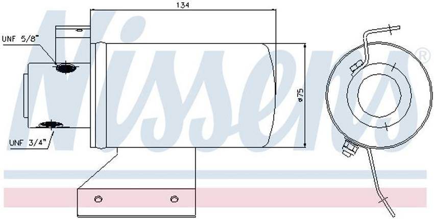 VW A/C Receiver Drier 95053 – Nissens