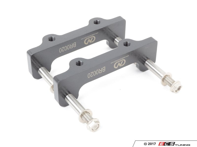 E46 M3 Rear Porsche 996 Caliper Adapter - Pair