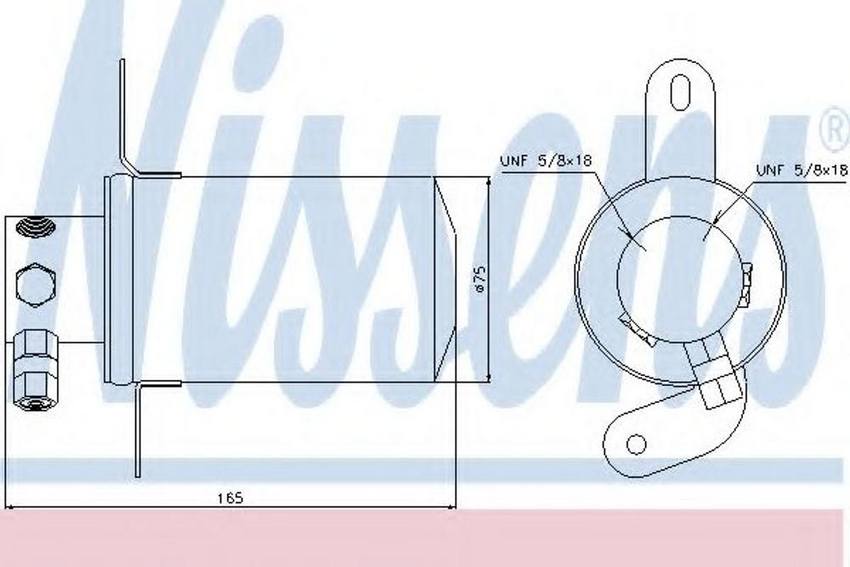 Mercedes A/C Receiver Drier 2028300283 – Nissens 95228