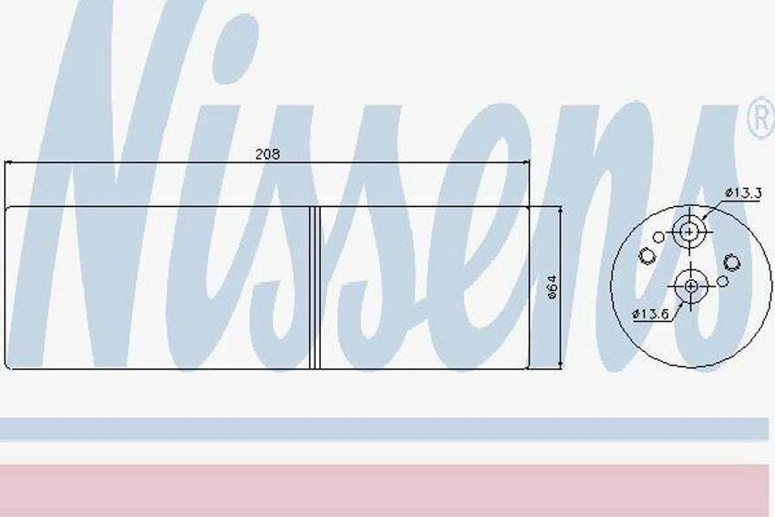 Mercedes A/C Receiver Drier 2208300083 – Nissens 95231