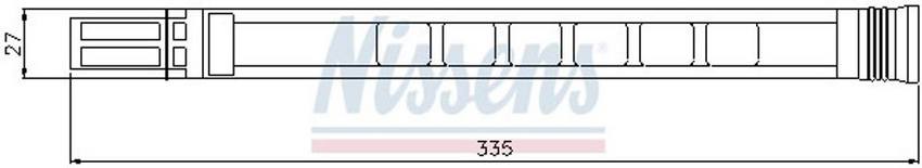 BMW A/C Receiver Drier 64536942025 – Nissens 95387