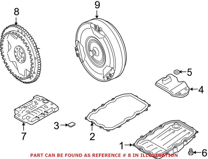 Porsche Flywheel (Dual-Mass) 95511401210