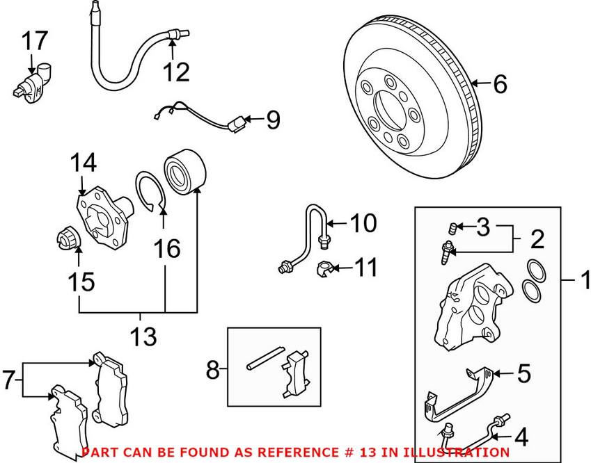 Porsche Wheel Bearing 95534190100 – Genuine Porsche