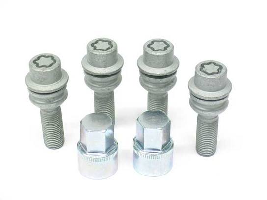 Porsche Wheel Lock Bolt Kit 95536105710 – OE Supplier 95536105710