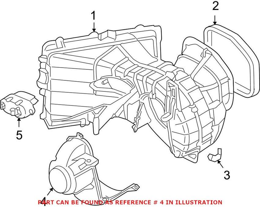 Porsche Heater Fan Motor 95557234202