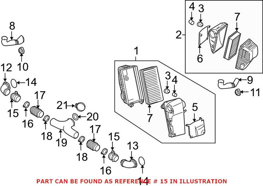 Porsche Mass Air Flow Sensor 95560612340 – Genuine Porsche