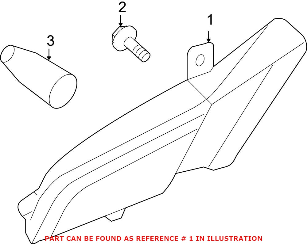 Porsche Side Marker Light 95563103510 – Genuine Porsche