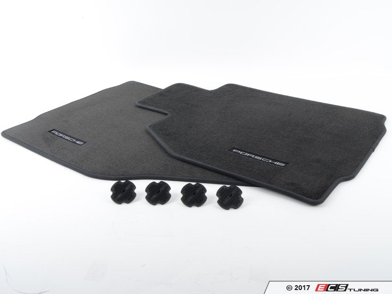 Set Of Floor Mats - Black