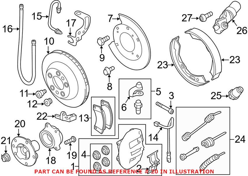 Porsche Wheel Hub 95834160501 – Genuine Porsche