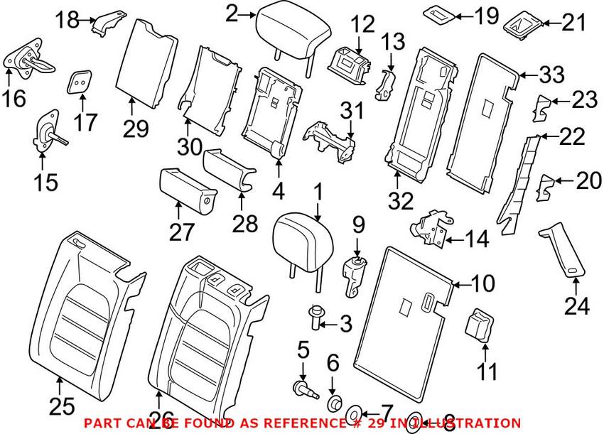 Seat Armrest – Rear