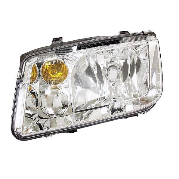 VW Headlight Assembly – Driver Side (Halogen) 1J5941017BJ – Hella 963660271