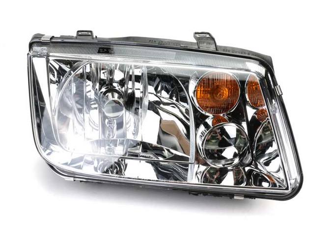 VW Headlight Assembly – Passenger Side (Halogen) 1J5941018BJ – Hella 963660281