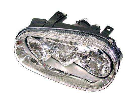 VW Headlight Assembly – Driver Side (Halogen) 1J0941017B – Hella 963711071