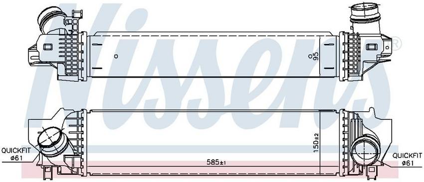 Mini Intercooler – Nissens 96377