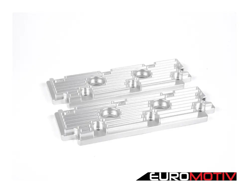 964 Billet Aluminum Upper Valve Cover Pair - Silver