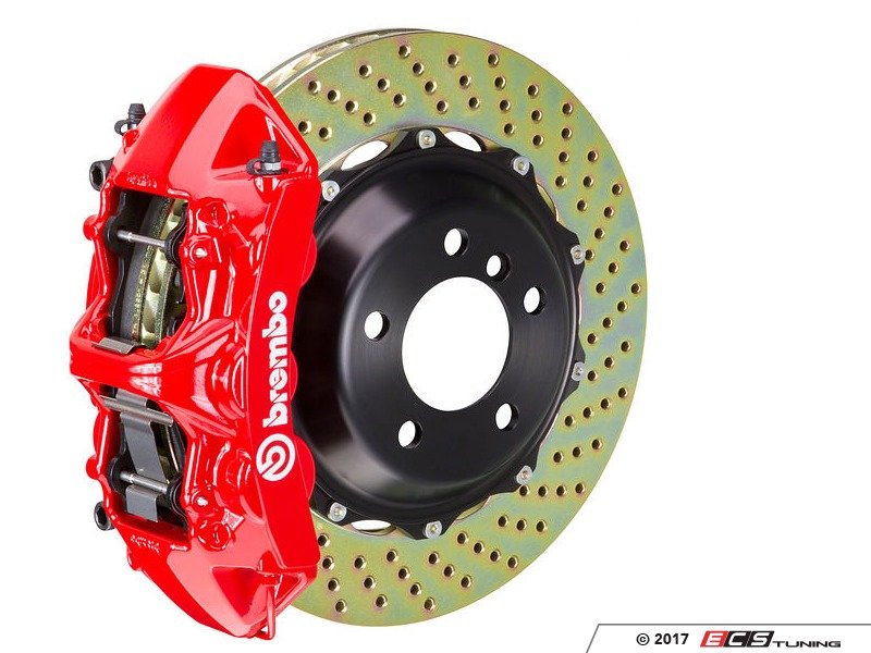 Brembo GT Front Big Brake Kit - 2-Piece Drilled Rotors (380x34)