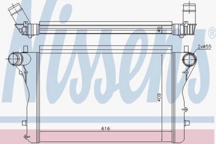 Audi Intercooler 1K0145803P – Nissens 96420