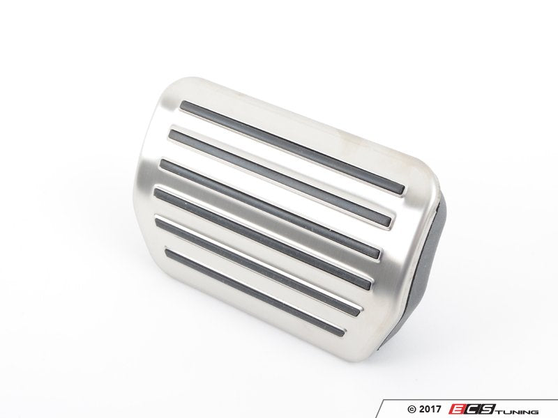 Brushed Stainless Pedal Cap - Brake