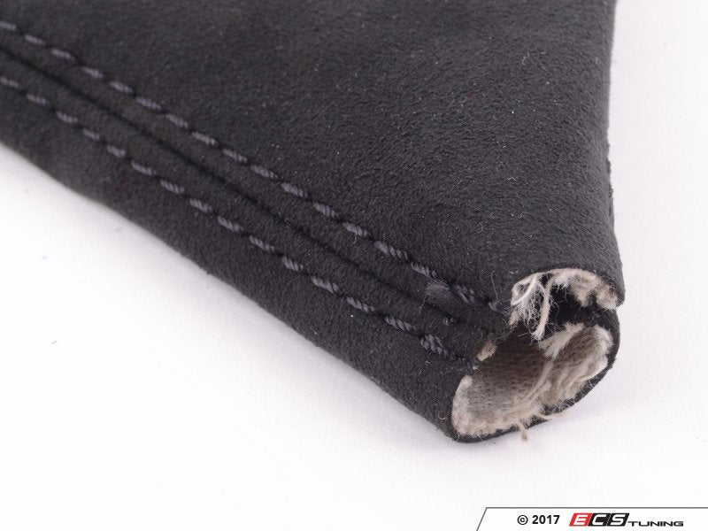 BFI Manual Alcantara Shift Boot - Black Stitching