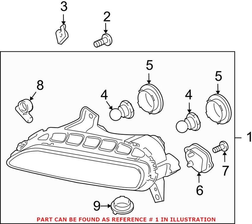 Turn Signal Light Assembly – Front Pasenger Side