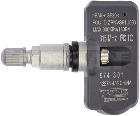 Audi BMW Tire Pressure Monitoring System Programmable Sensor 31200923 – Dorman 974301