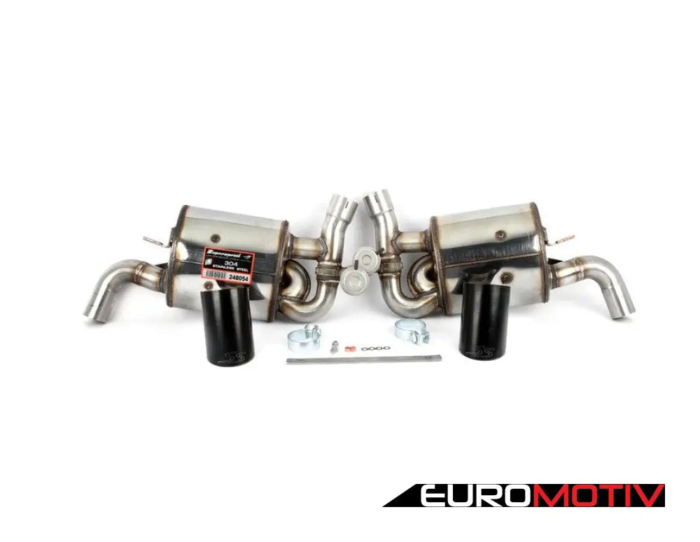 981 Cayman/Boxster/Gt4 Valvetronic Performance Cat-Back Exhaust System - Black Tips