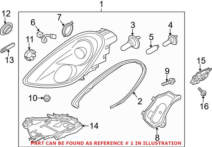 Headlight Assembly – Front Driver Side