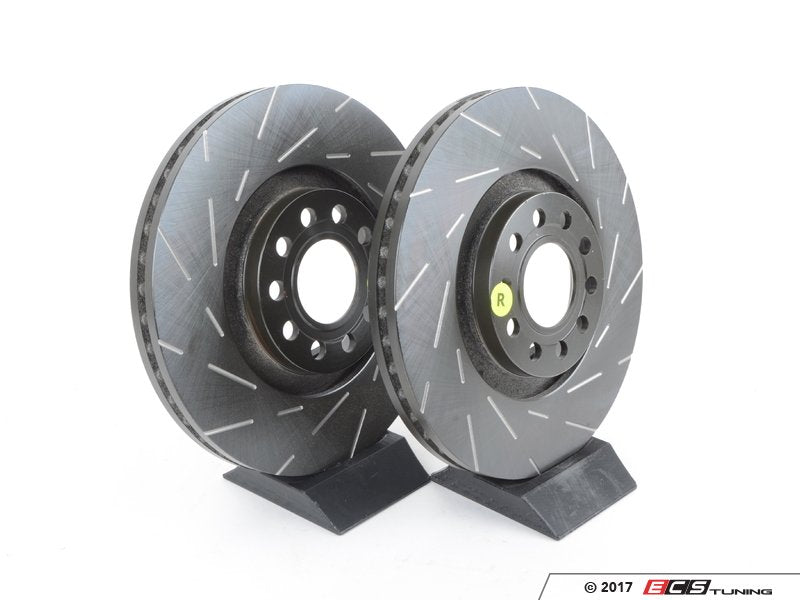 Front Slotted Brake Rotors - Pair (321x30)