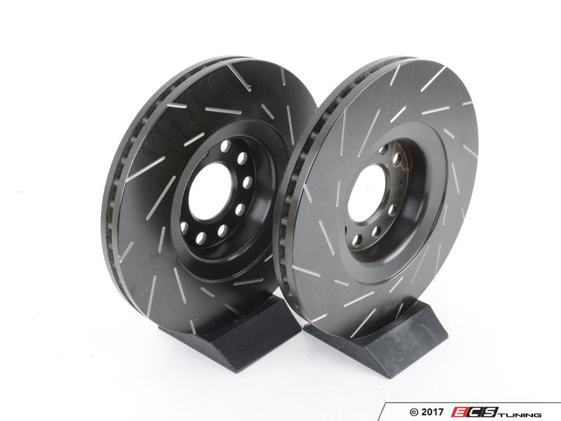 Front Slotted Brake Rotors - Pair (321x30)