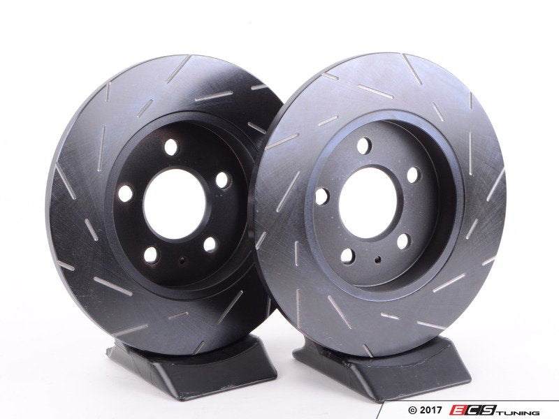 Rear Slotted Brake Rotors - Pair (288x12)