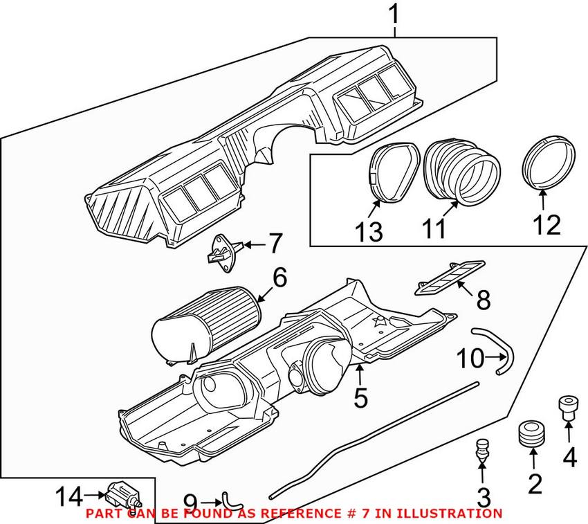 Porsche Mass Air Flow Sensor 98660612502 – Genuine Porsche