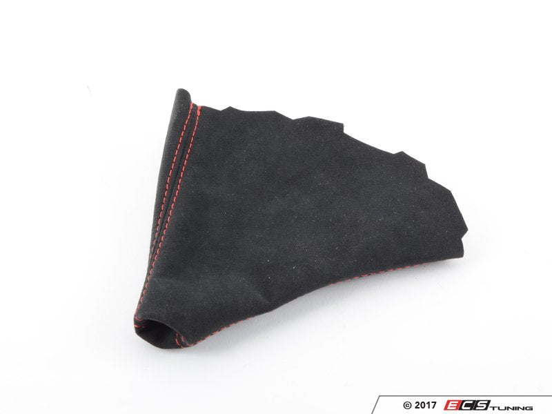 BFI Manual Alcantara Shift Boot - Red Stitching