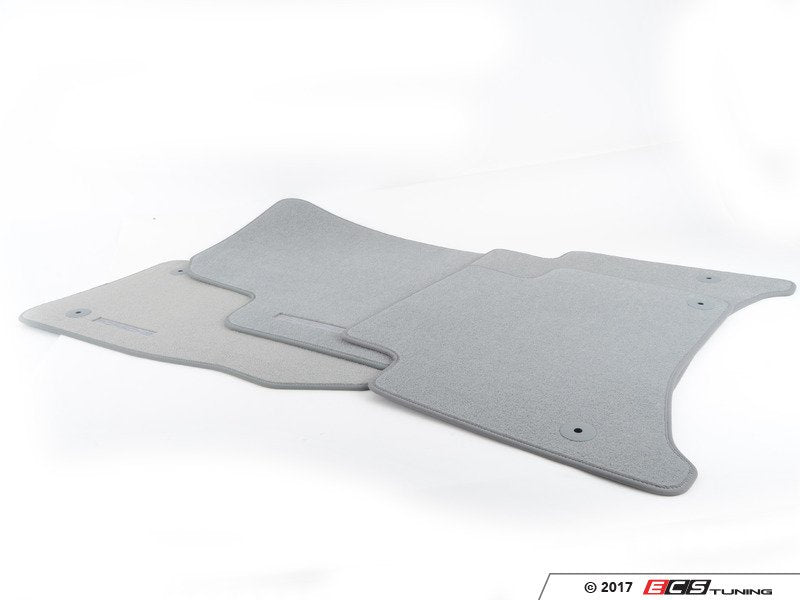 Set Of Floor Mats - Steel Grey