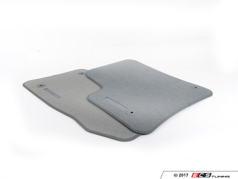 Set Of Floor Mats - Steel Grey