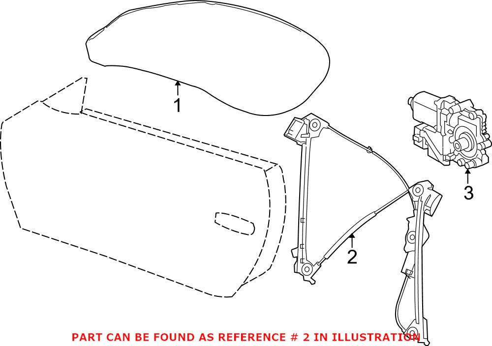 Window Regulator – Pasenger Side