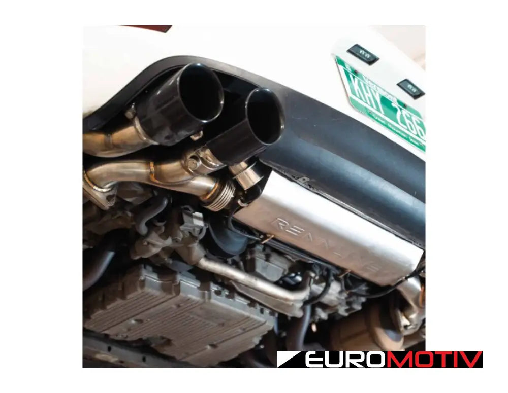 991.1 Valved Performance Exhaust - Black Tips