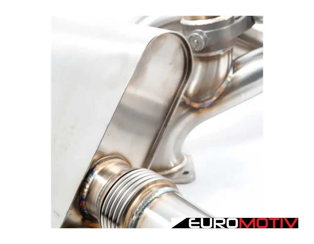 991.1 Valved Performance Exhaust - Silver Tips