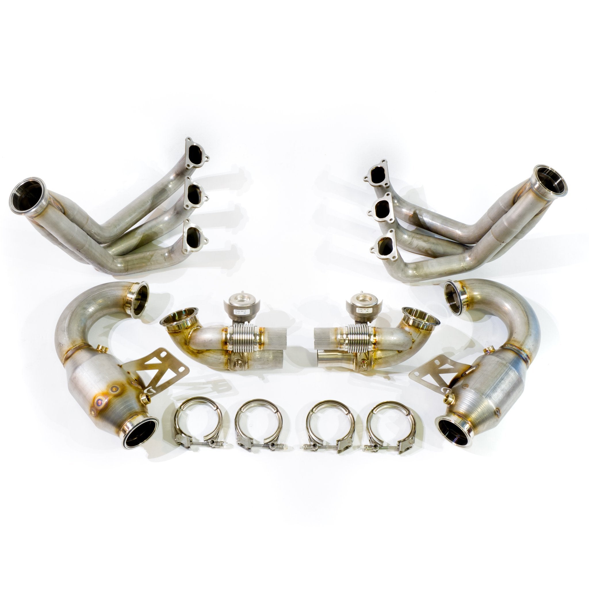 991.1 GT3 Long Tube Street Header Exhaust System