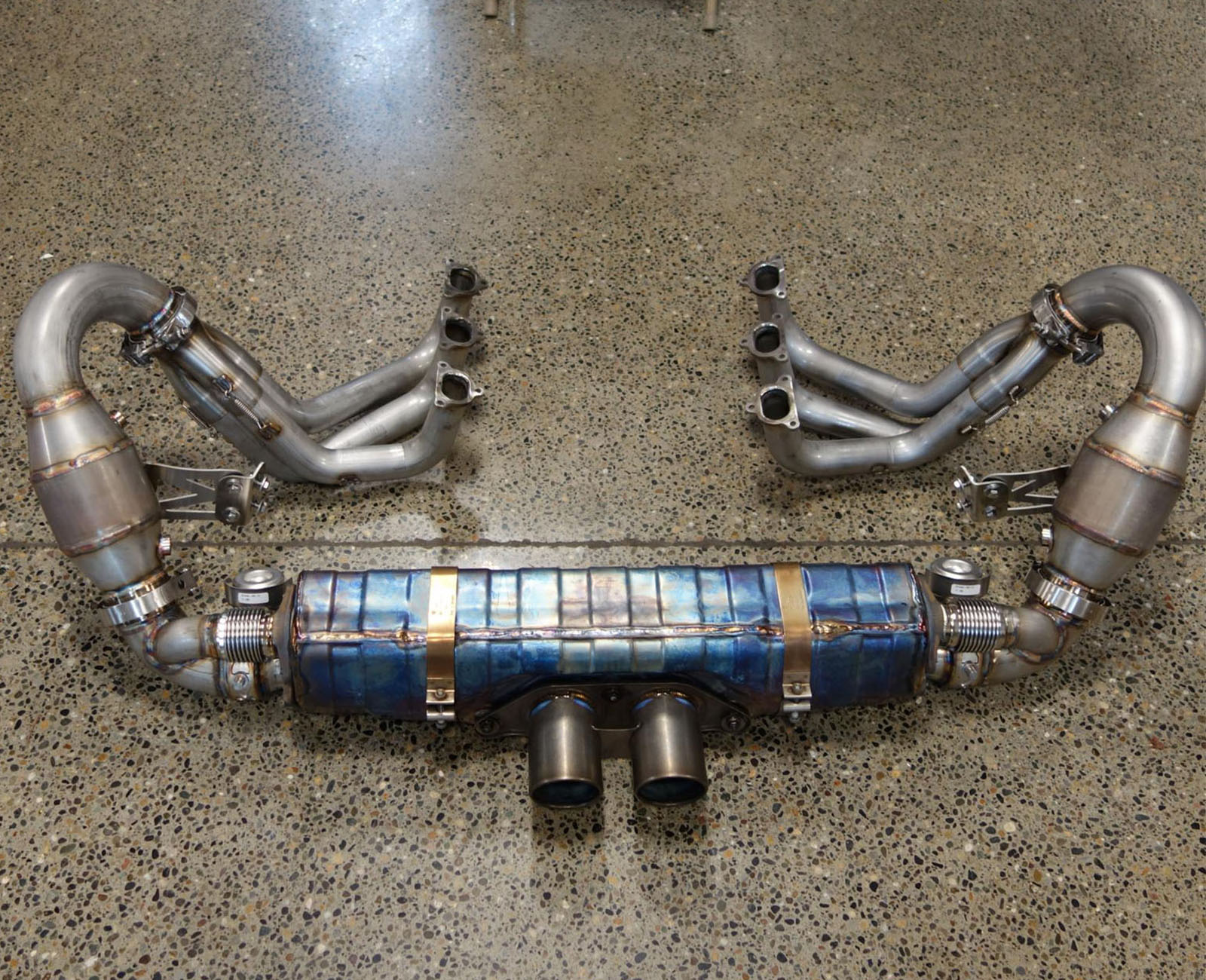 991.1 GT3 Long Tube Street Header Exhaust System