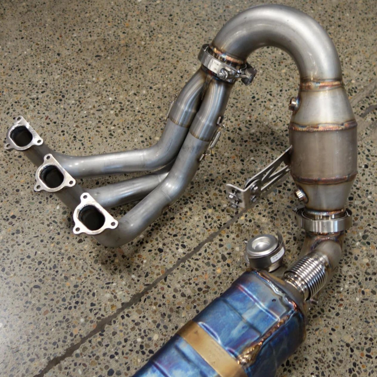 991.1 GT3RS and 911R Long Tube Street Header Exhaust System