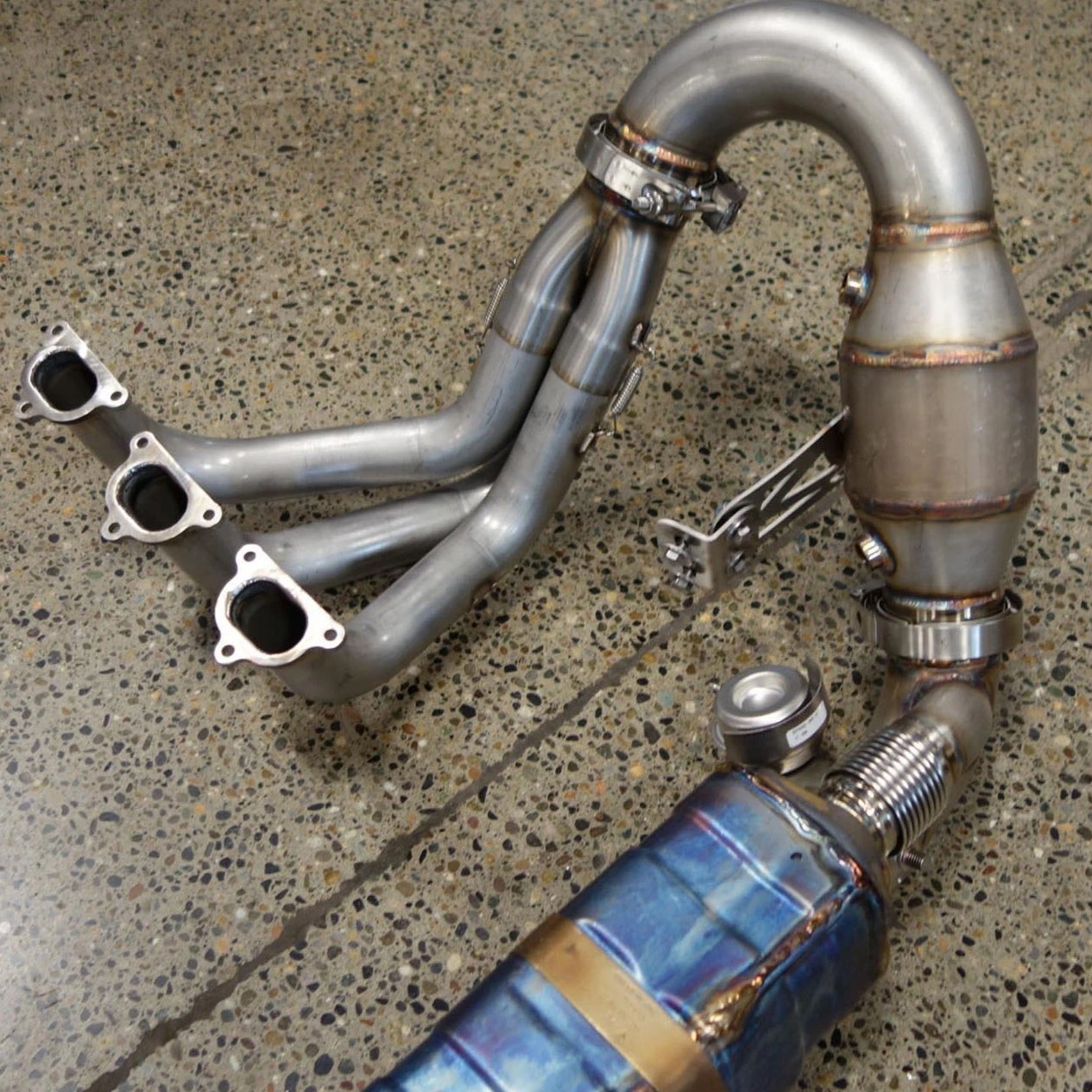 991.2 GT3 Long Tube Street Header Exhaust System