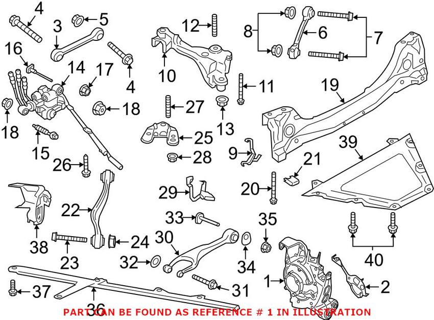 Suspension Knuckle – Rear Pasenger Side